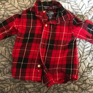 Flannel 9-12mo button up from The Children’s Place